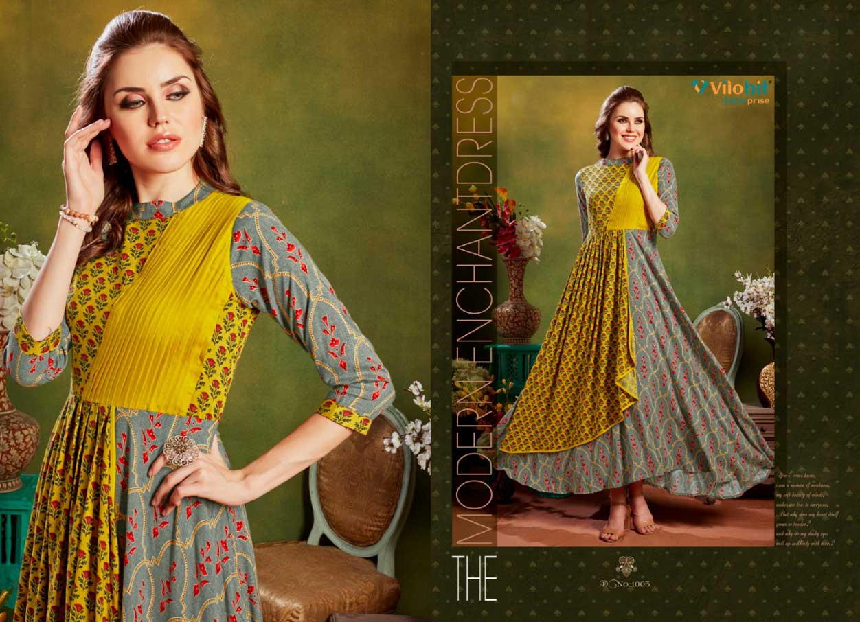 Ankita Vol-1 Vilohit Enterprise Rayon Anarkali Kurti Ankita Vol-1 Vilohit Enterprise Rayon Anarkali Kurti